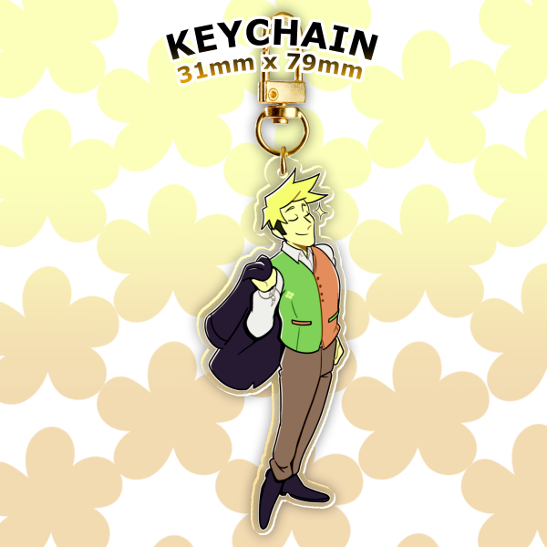 Flowery Deltarune Keychain