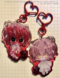 Miji | Repentance of the Sinner | Colored Edge Epoxy Acrylic Keychains