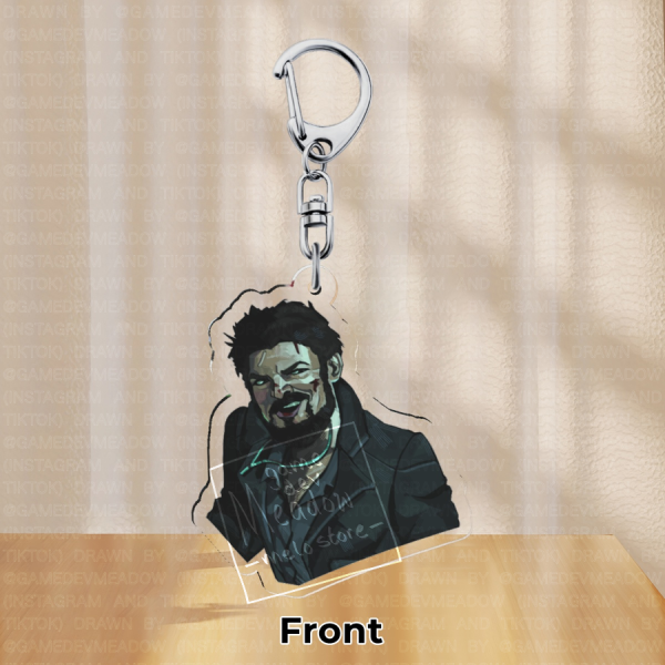 Billy Butcher The Boys Fan Art - Season 1 Redraw (Blue Version) - Acrylic Keychain