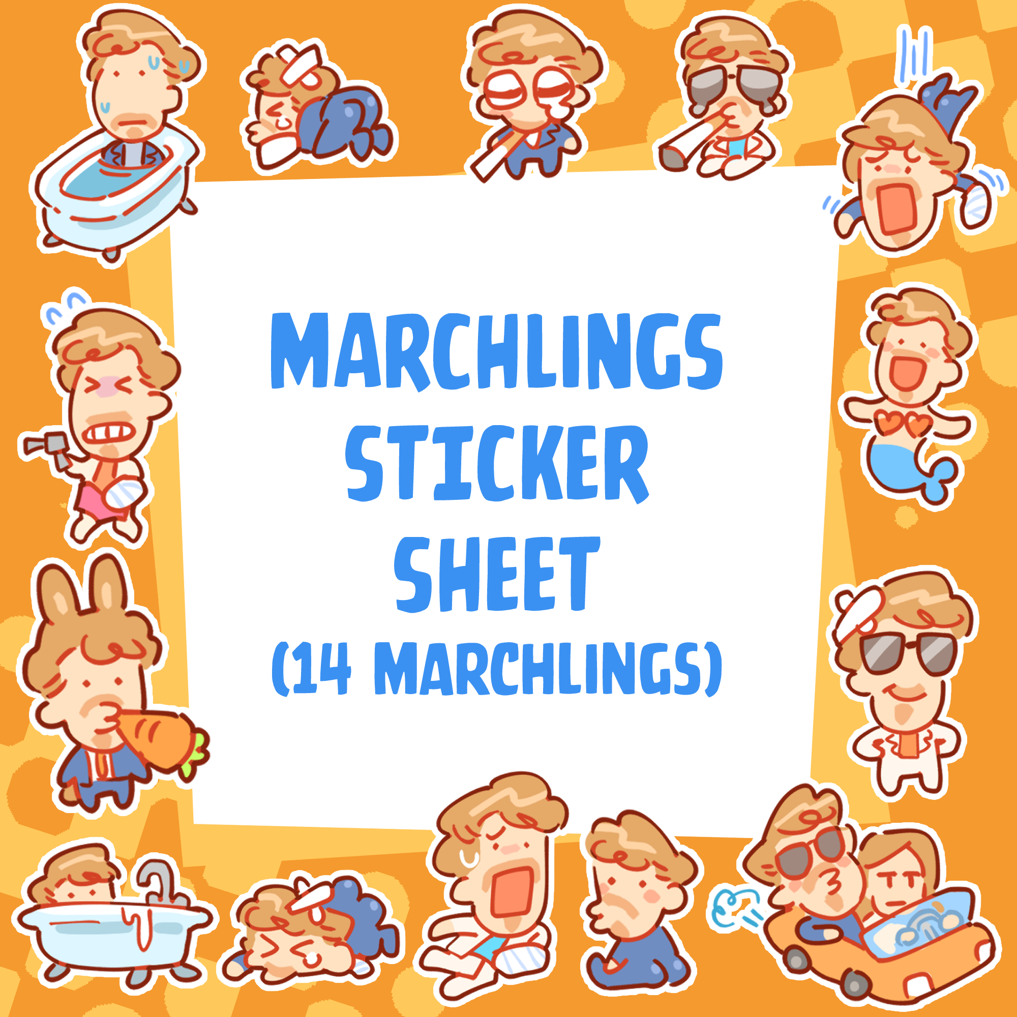 Marchlings Sticker Sheet