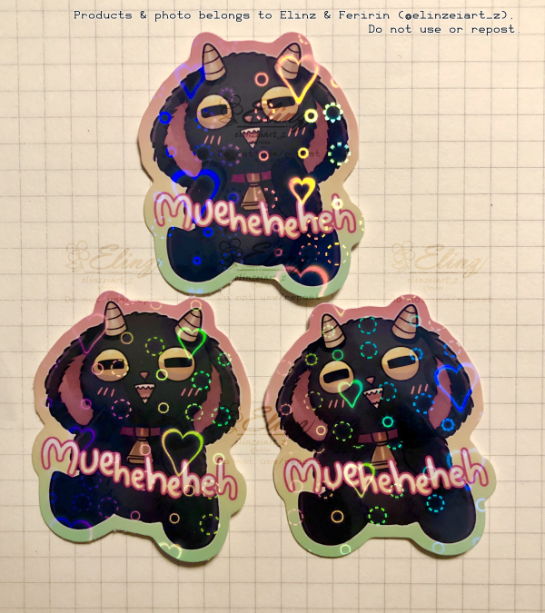 Billy | Repentance of the Sinner |  Colored Edge Die Cut Stickers | Mueheheheh