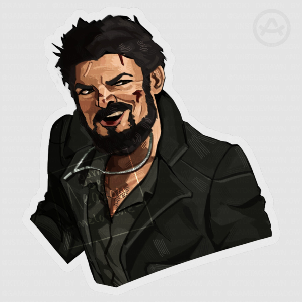 Billy Butcher The Boys Fan Art - Season 1 Redraw - Sticker