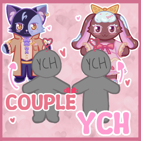 YCH ||Couple magnet keychain