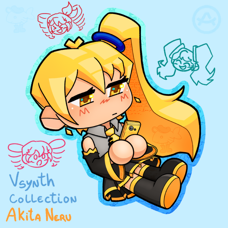Akita Neru Sticker - 8cm