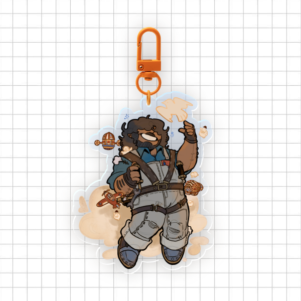 Drunk Dreamer - Charles Keychain