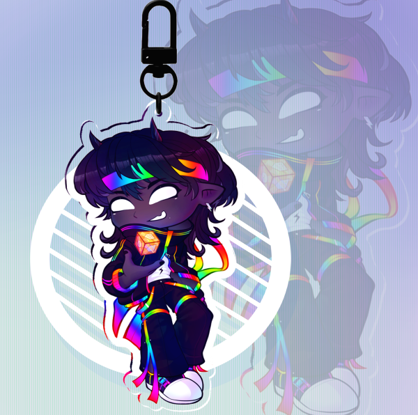 Spoke Acrylic Keychain