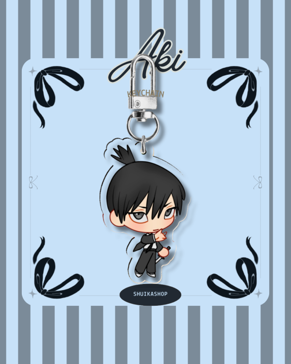 AKI HAYAKAWA CHAINSAWMAN Clear Acrylic Keychains