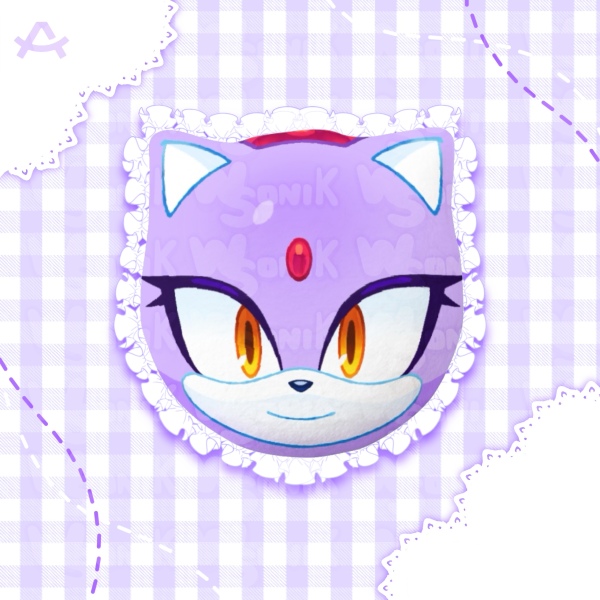 Blaze - Cat Plush Pin