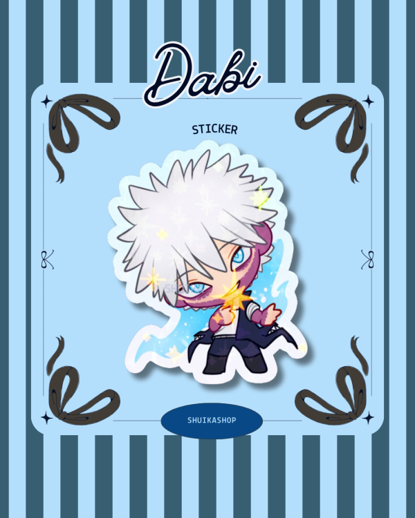 DABI MY HERO ACADEMIA BNHA MHA Die Cut Stickers