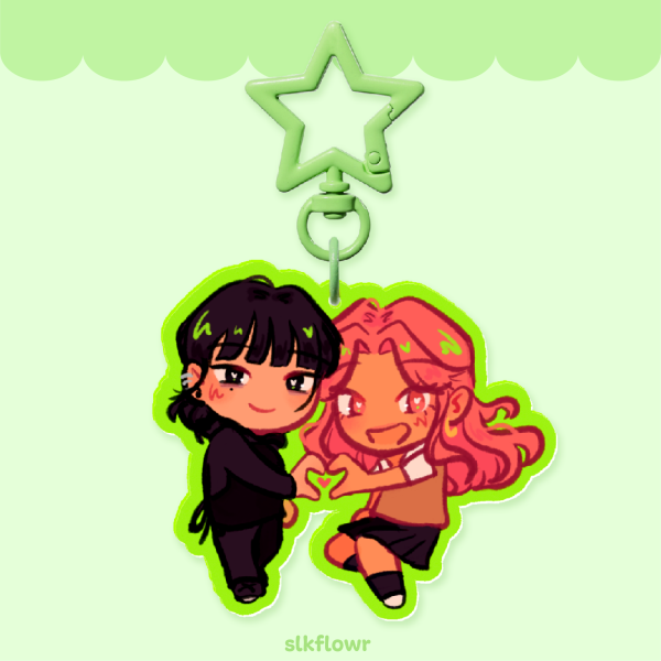 Green Yuri Acrylic Keychain