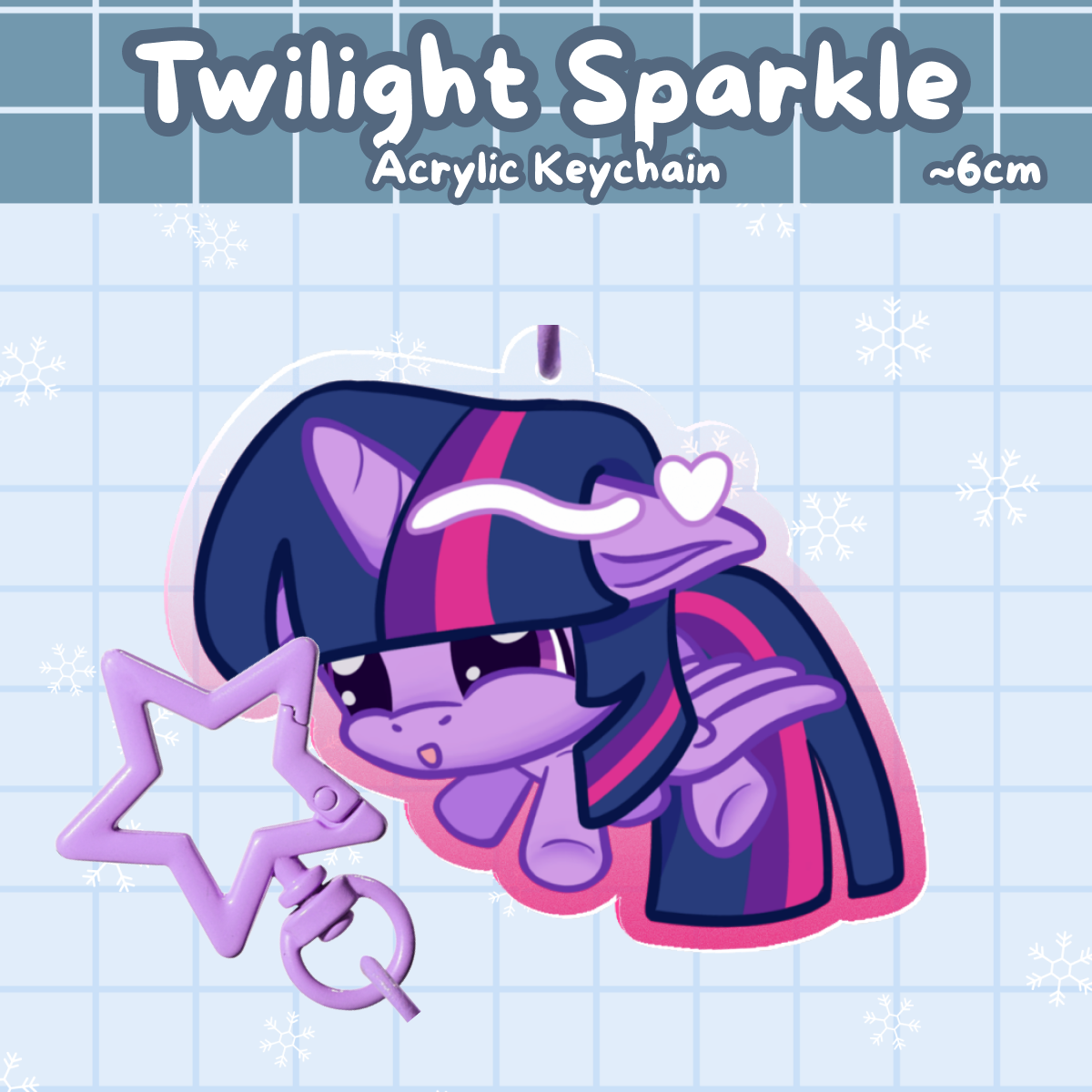 [MLP] Acrylic Keychain - Twilight Sparkle