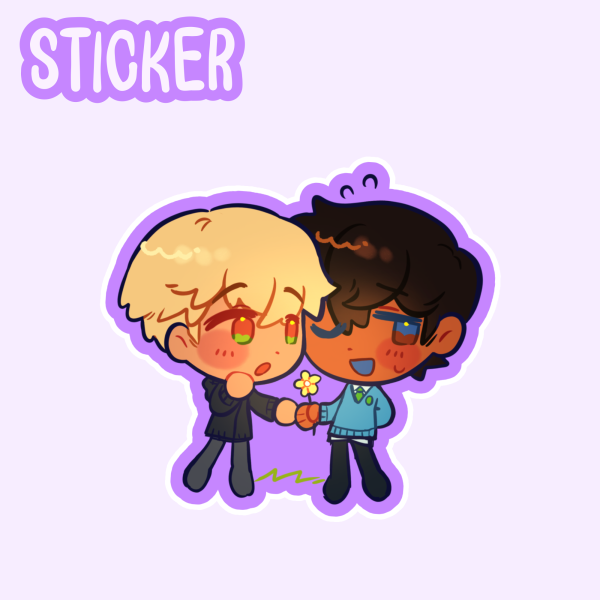 Childhood Greenflower Sticker