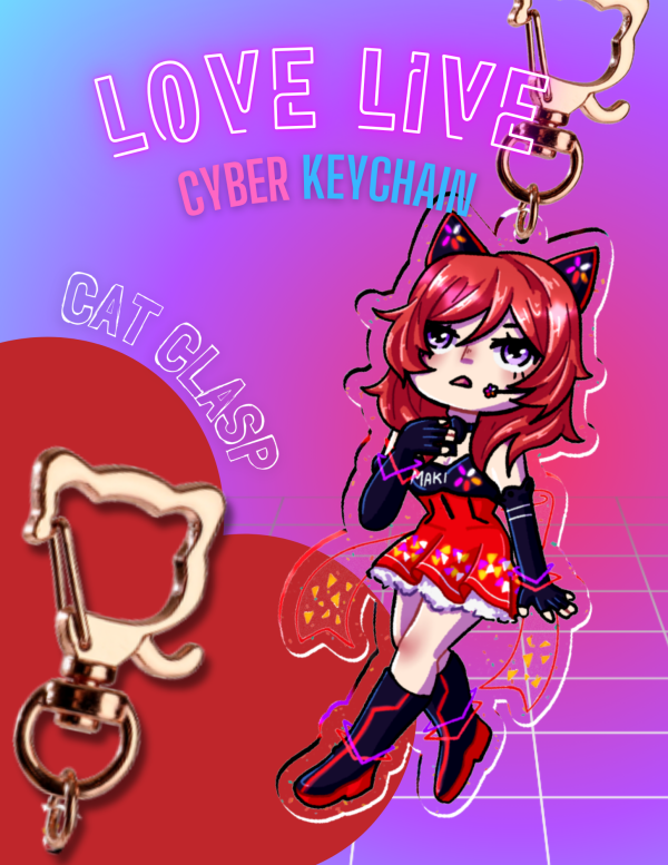 Maki Cyber keychain