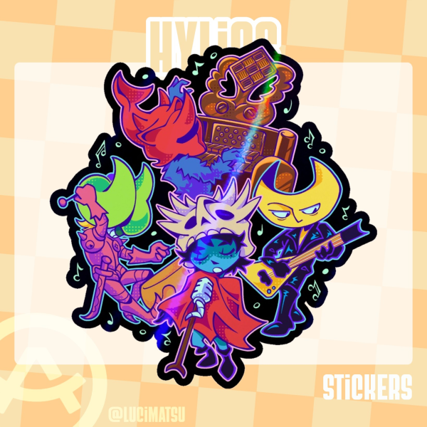 Hylics concert big holographic sticker [Hylics]