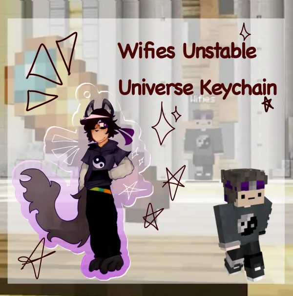 Wifies Unstable Universe Coloured Keychain