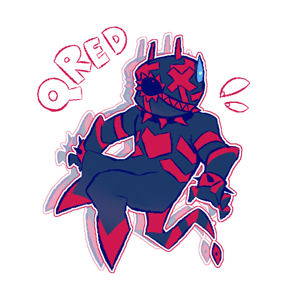 [A ReGect] QRED / Prime Simulacrum Keychain