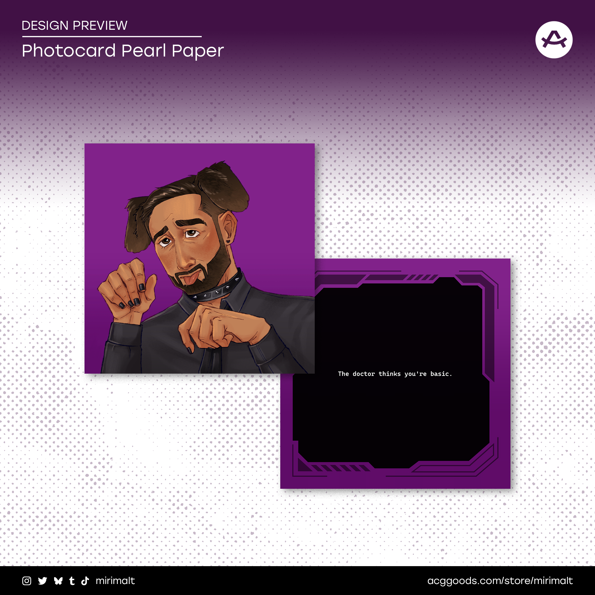 Agent Stone "Pawgent" Photocard