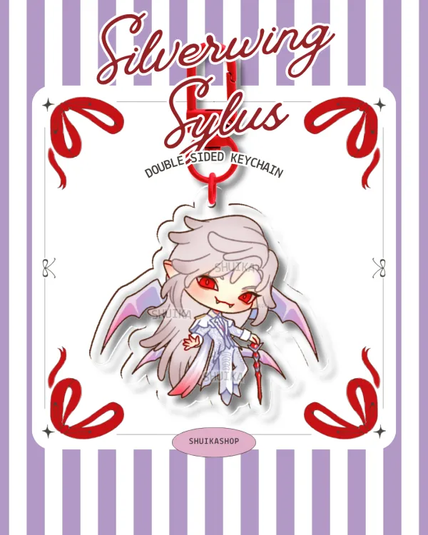 SILVERWING SYLUS LOVE AND DEEPSPACE Clear Acrylic Keychains