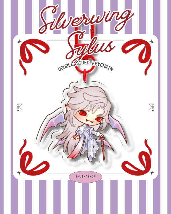 SILVERWING SYLUS LOVE AND DEEPSPACE Clear Acrylic Keychains