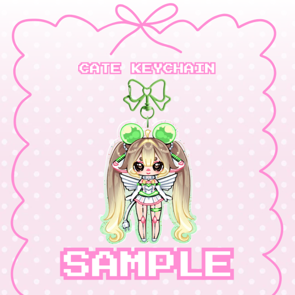 Cate Keychain :: Kandi Pawz