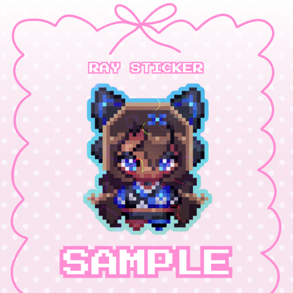 Ray Pixel Sticker