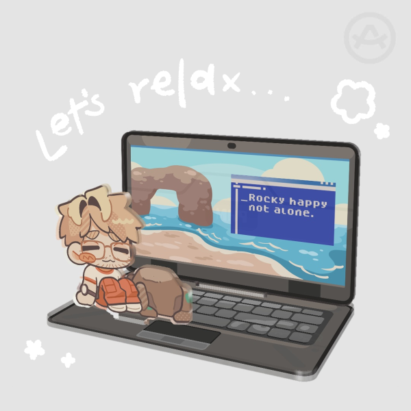 Project Hail Mary | Relaxing with Grace & Rocky Acrylic Standee