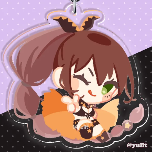 Re:ZERO - Shaula Keychain without Effects
