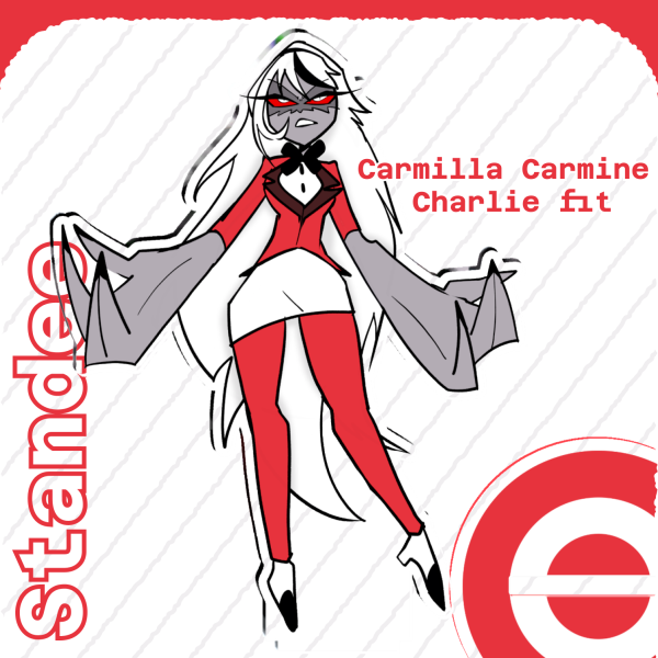 Carmilla Carmine "Charlie Fit" - Acrylic Standee