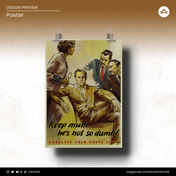 Fallout "Keep Mum" Print | A4