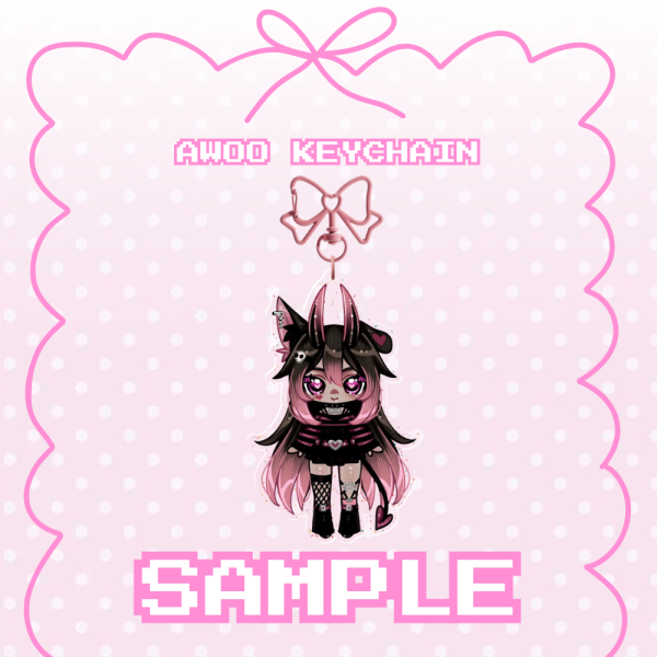 Awoo Keychain :: Kandi Pawz