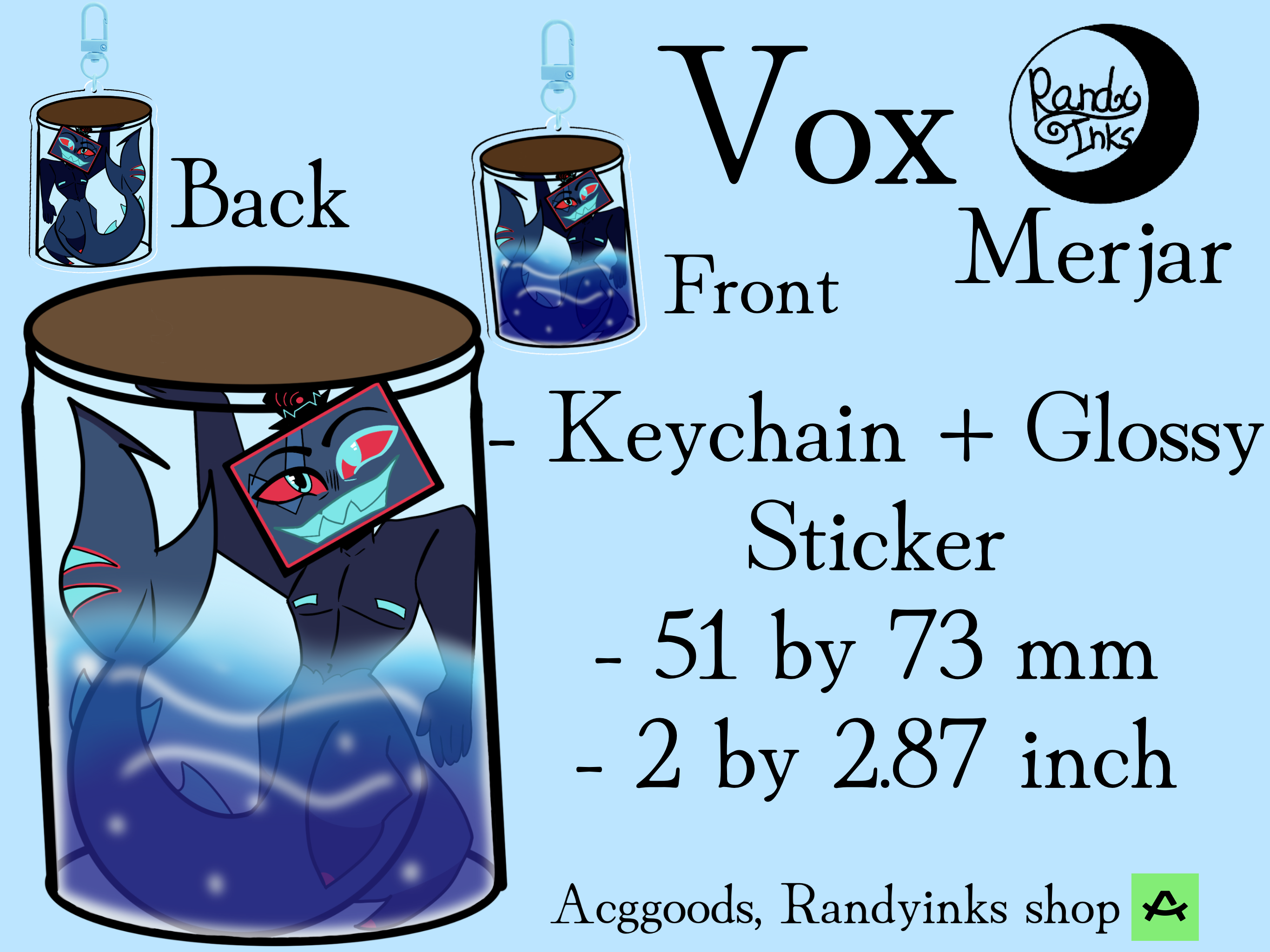 Vox merjar Stickers