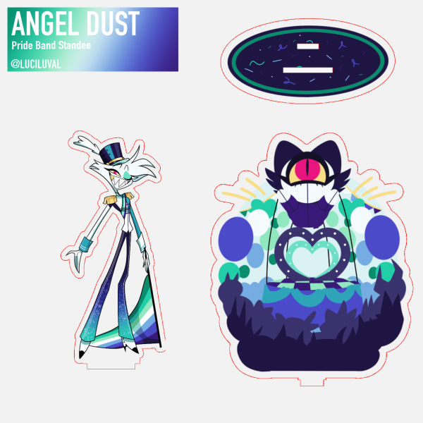 ANGEL DUST Pride Band standee
