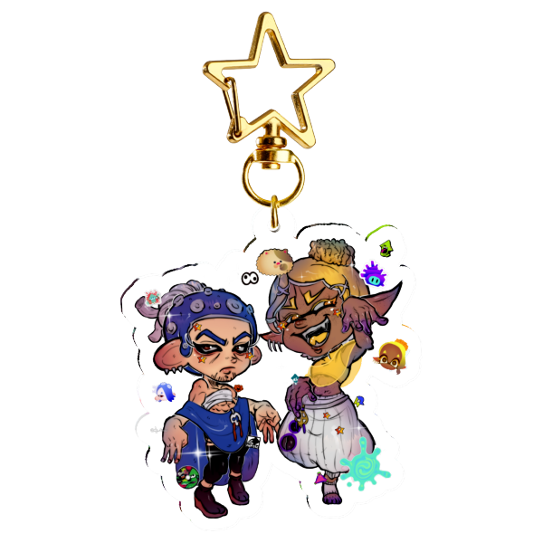 [GK + SPL CROSSOVER ALT] Ft. Tsukishima & Koito Duo Acrylic Keychain