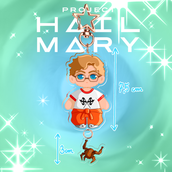 Project hail mary Ryland Grace & Rocky Connection Acrylic Keychain