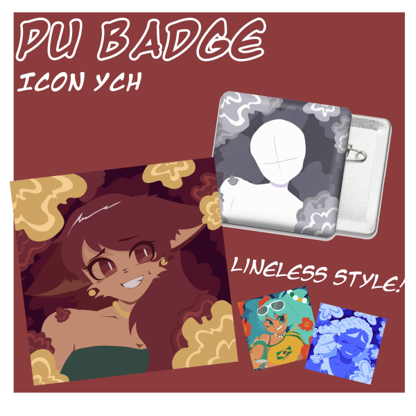 ★ PU Badge Bust up/Icon YCH