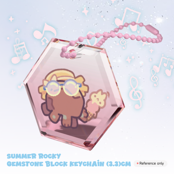 Project Hail Mary | Summer Rocky Gemstone Block Keychain