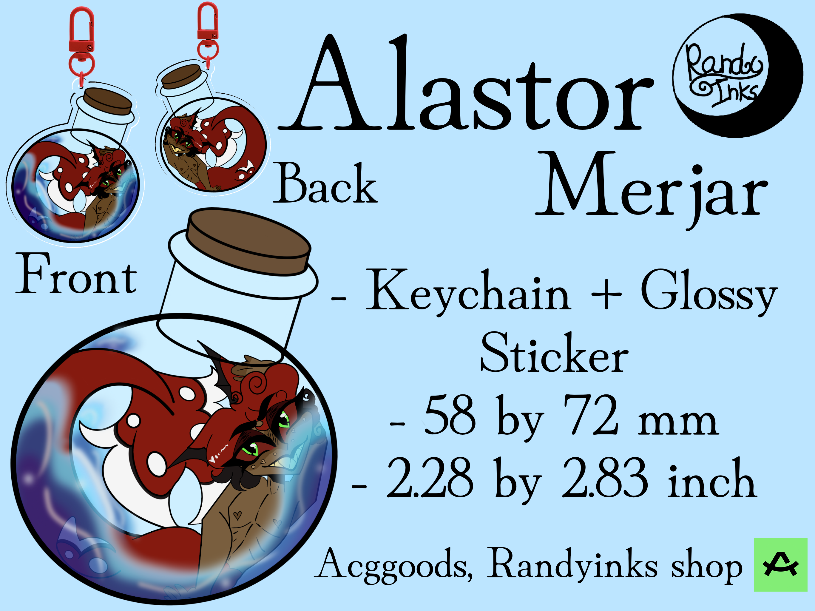 Alastor merjar Stickers