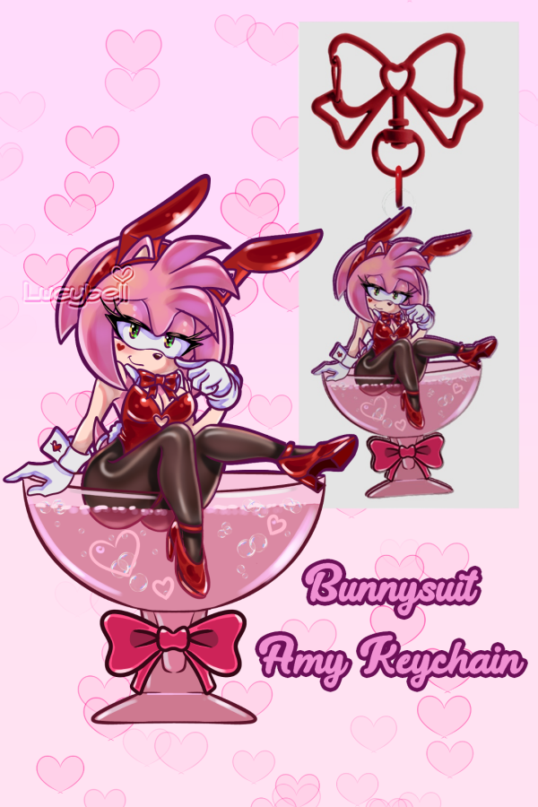 Bunnysuit Amy Acrylic Keychain