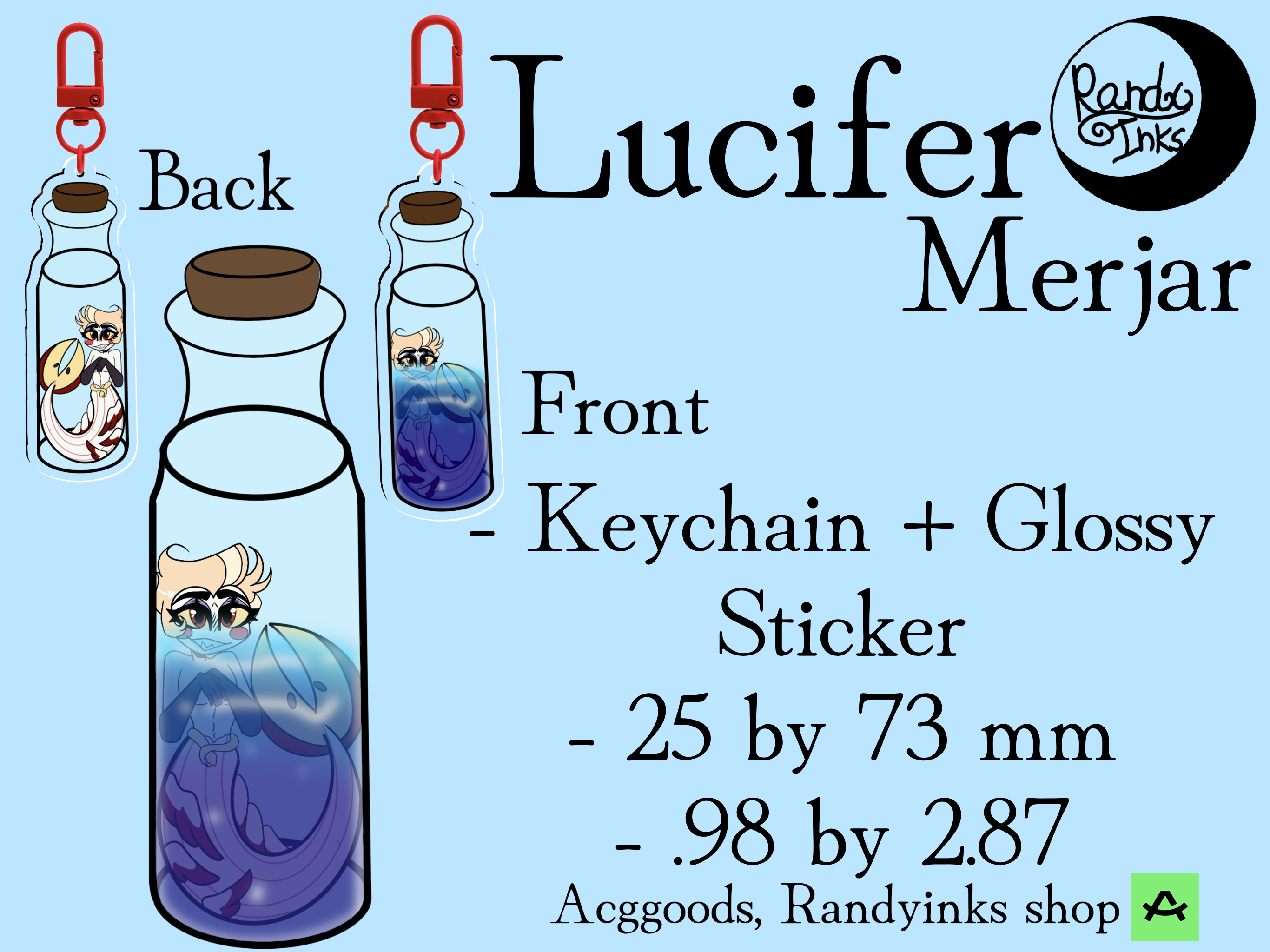 Lucifer merjar keychain