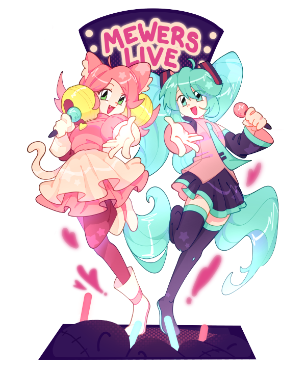 Mad Mew Mew & Miku Acrylic Standee