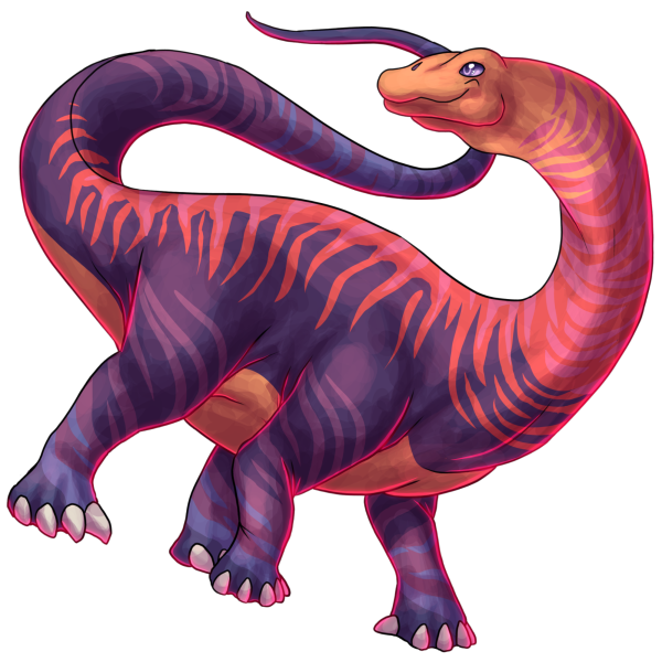 Brontosaurus Acrylic Keychain