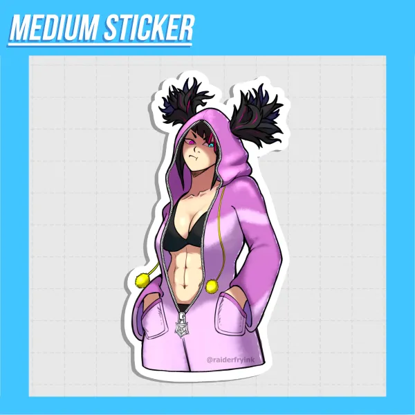 Juri Han Costume 3 Medium Sticker