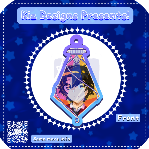 Fool's pendant (rainbow)