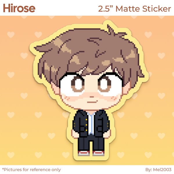 Mini Hirose - 2.5" Matte Sticker