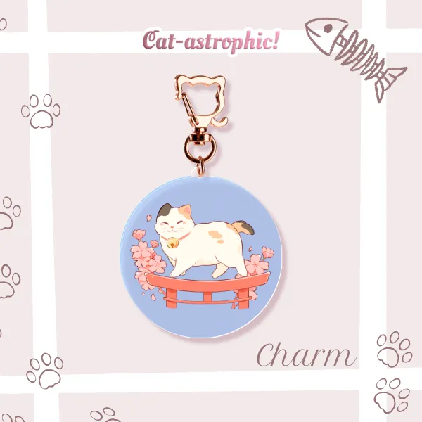 Japanese Bobtail Acrylic Keychain