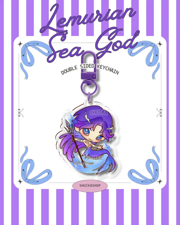 RAFAYEL LEMURIAN SEA GOD LOVE AND DEEPSPACE Clear Acrylic Keychains