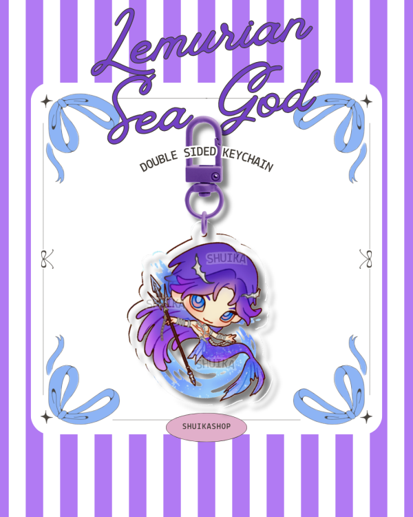 RAFAYEL LEMURIAN SEA GOD LOVE AND DEEPSPACE Clear Acrylic Keychains