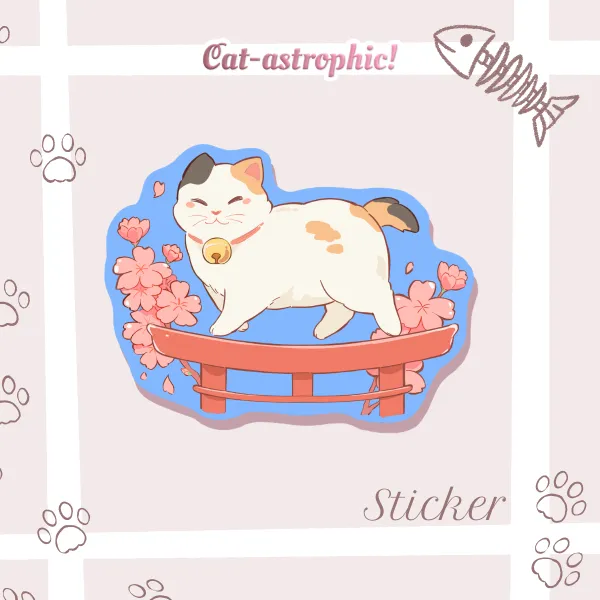 Japanese Bobtail Die Cut Sticker