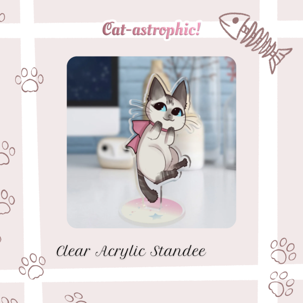 Cat-astrophic! - Meimei the Tabby Point Standee