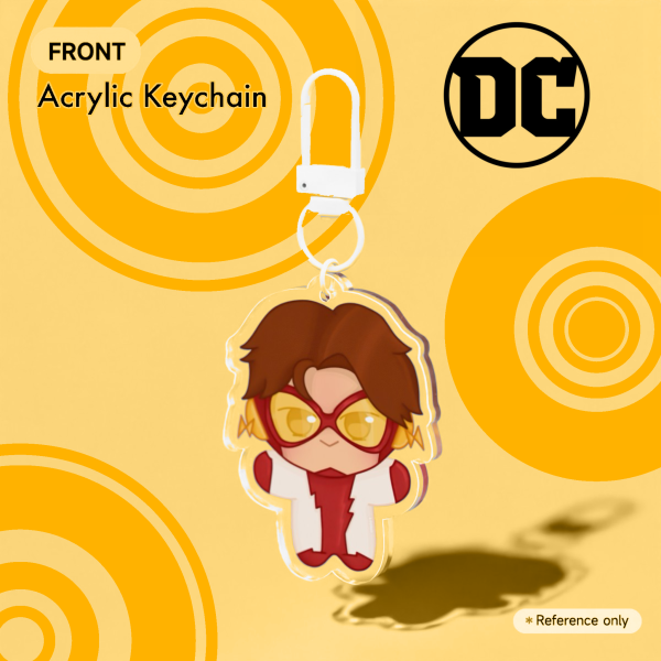 Impulse Bart Allen Clear Acrylic Keychain